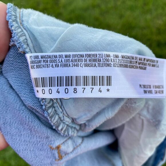 Forever 21 Skinny Ankle Cropped Capri Jeans Size 20 - Picture 4 of 4